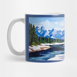 Stream near the Rockies Mug